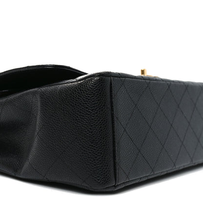 Chanel Caviar Quilted Maxi Double Flap Black 9 of 11