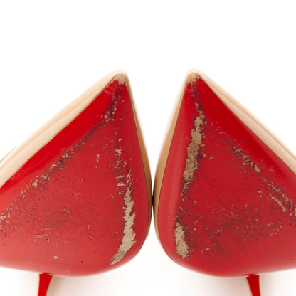 Christian Louboutin Patent Shiny Nappa Crissos 100 Pumps 39.5 Doudou 11 of 12