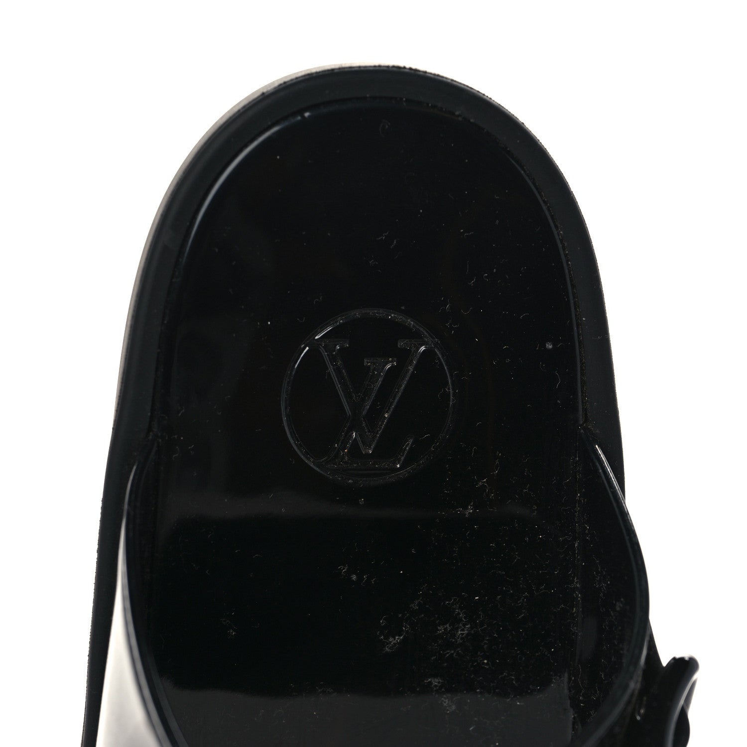 Louis Vuitton Monogram Sunbath Flat Mule Sandals 38 Black 7 of 8