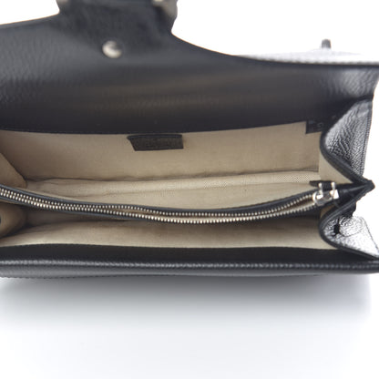 Gucci Pebbled Calfskin Small Dionysus Shoulder Bag Black 5 of 10