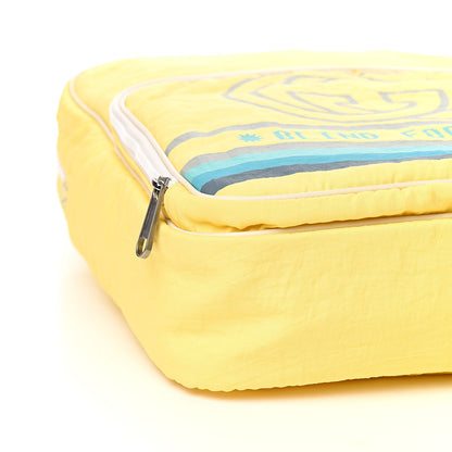 Gucci Nylon Twill Blind For Love Interlocking G Backpack Pastel Yellow Multicolor 4 of 8