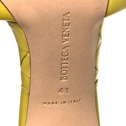 Bottega Veneta Nappa Maxi Intrecciato Lido 90mm Mule Sandals 41 Acid 6 of 8