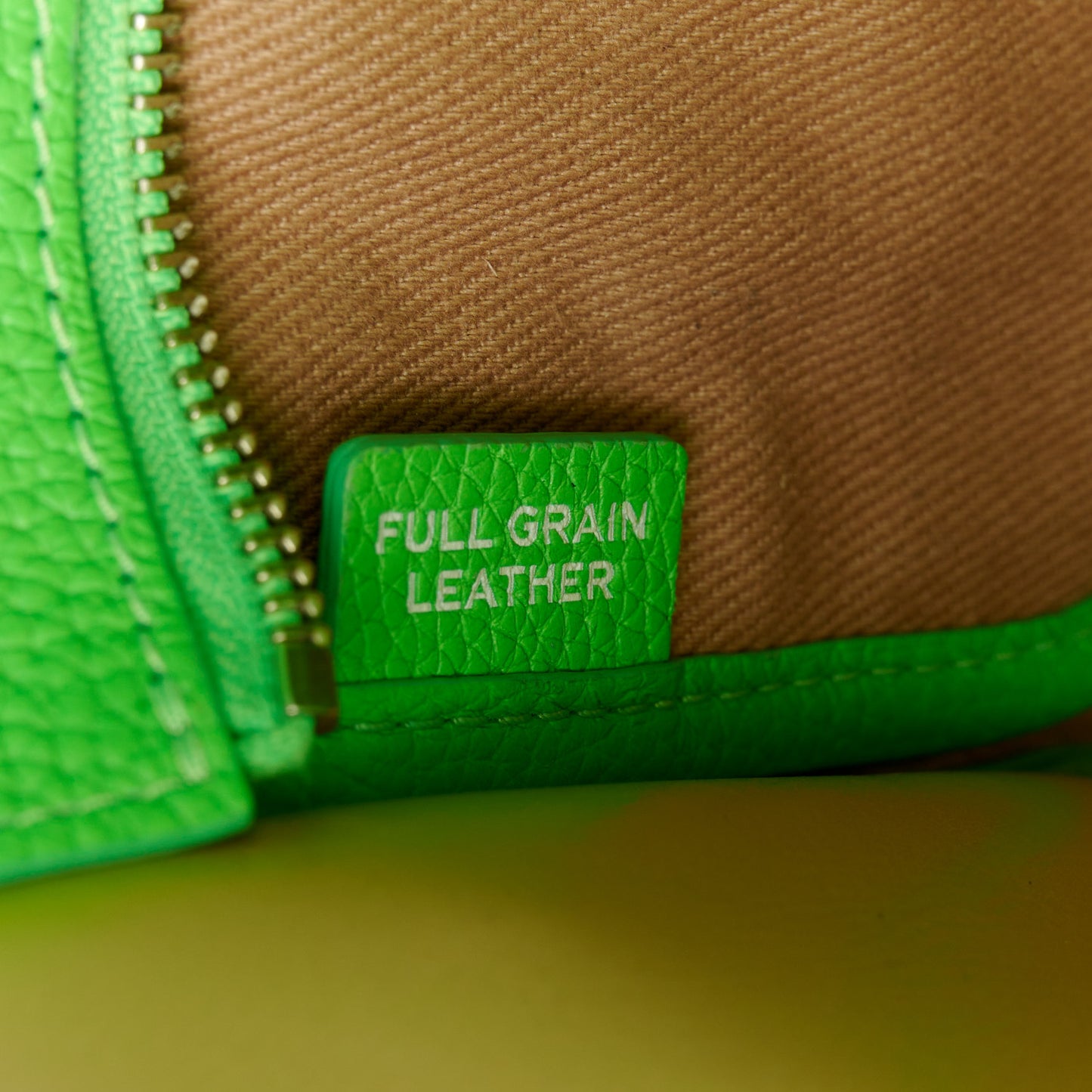 Grained Calfskin Small The Tote Bag Apple