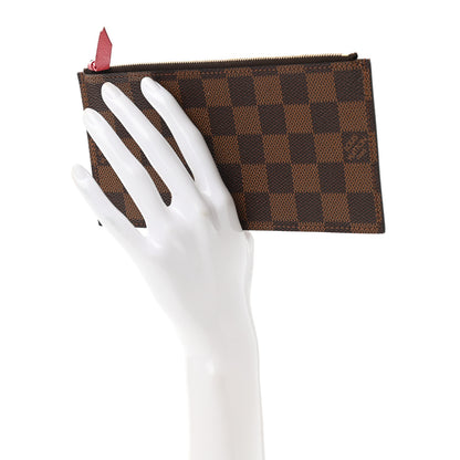Louis Vuitton Damier Ebene Felicie Chain Wallet Zippered Insert 2 of 6