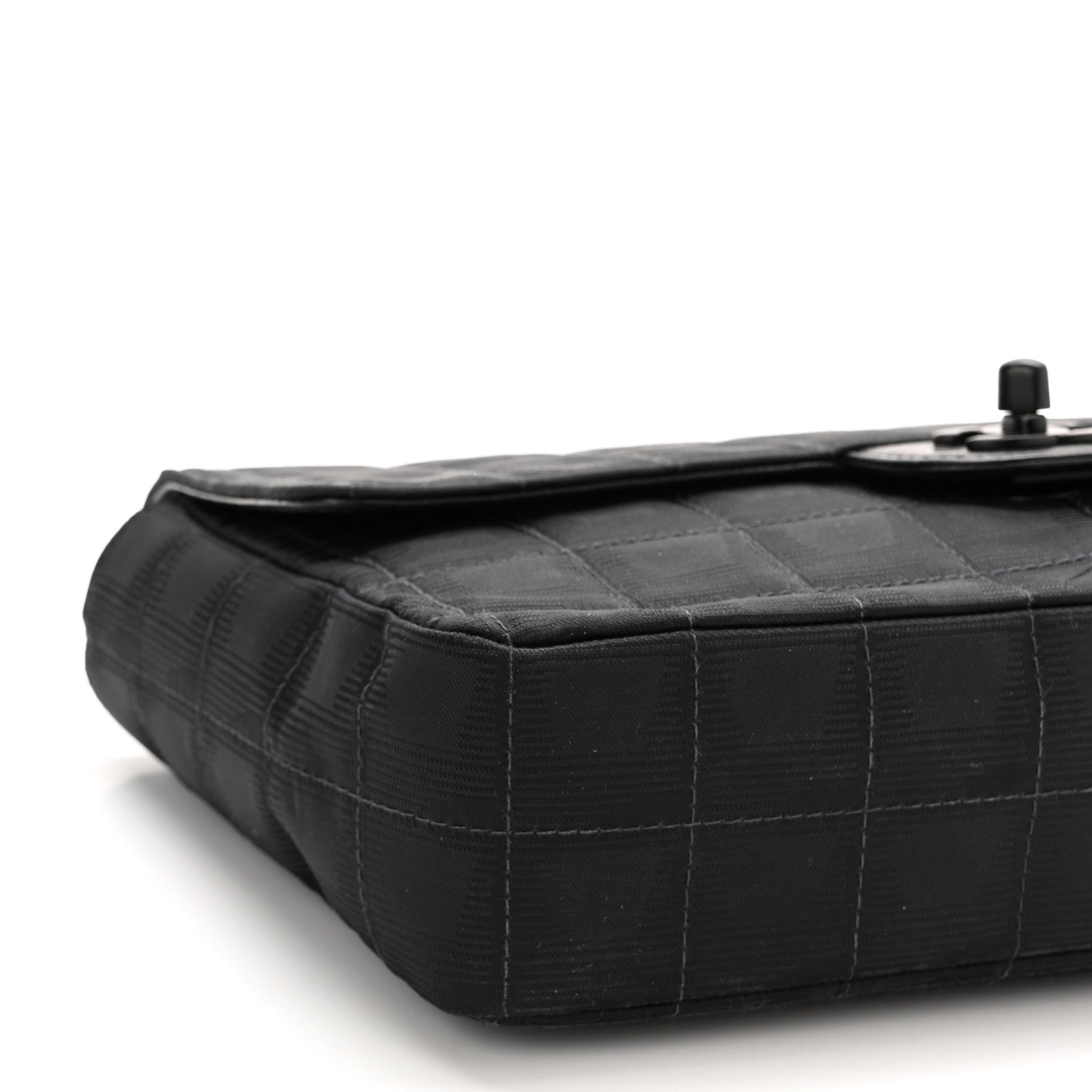 Chanel Nylon Medium Travel Flap Black 8 of 9