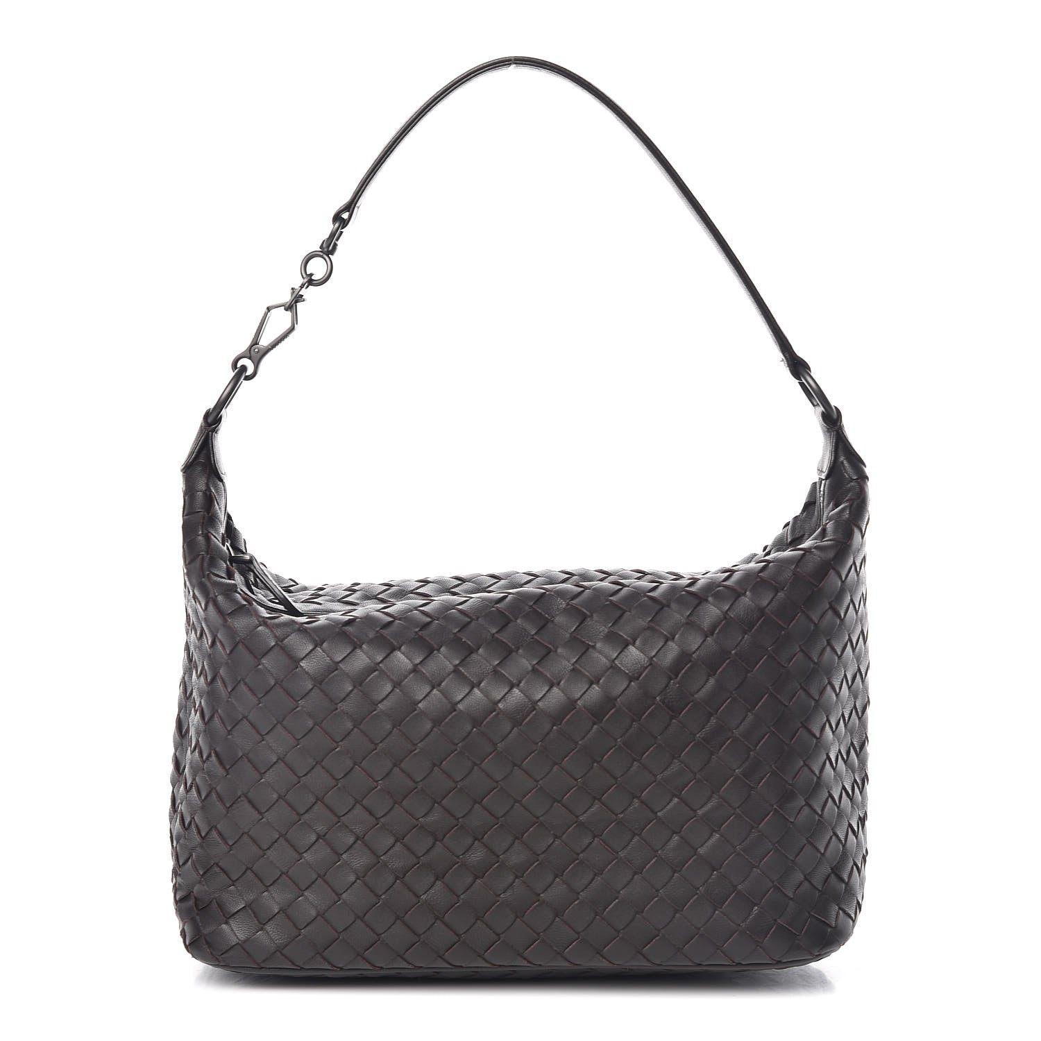 Bottega Veneta Nappa Intrecciato Small Shoulder Bag Ebano 1 of 10