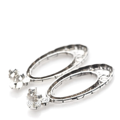 John Hardy Sterling Silver Kali Oval Drop Earrings 3 of 4
