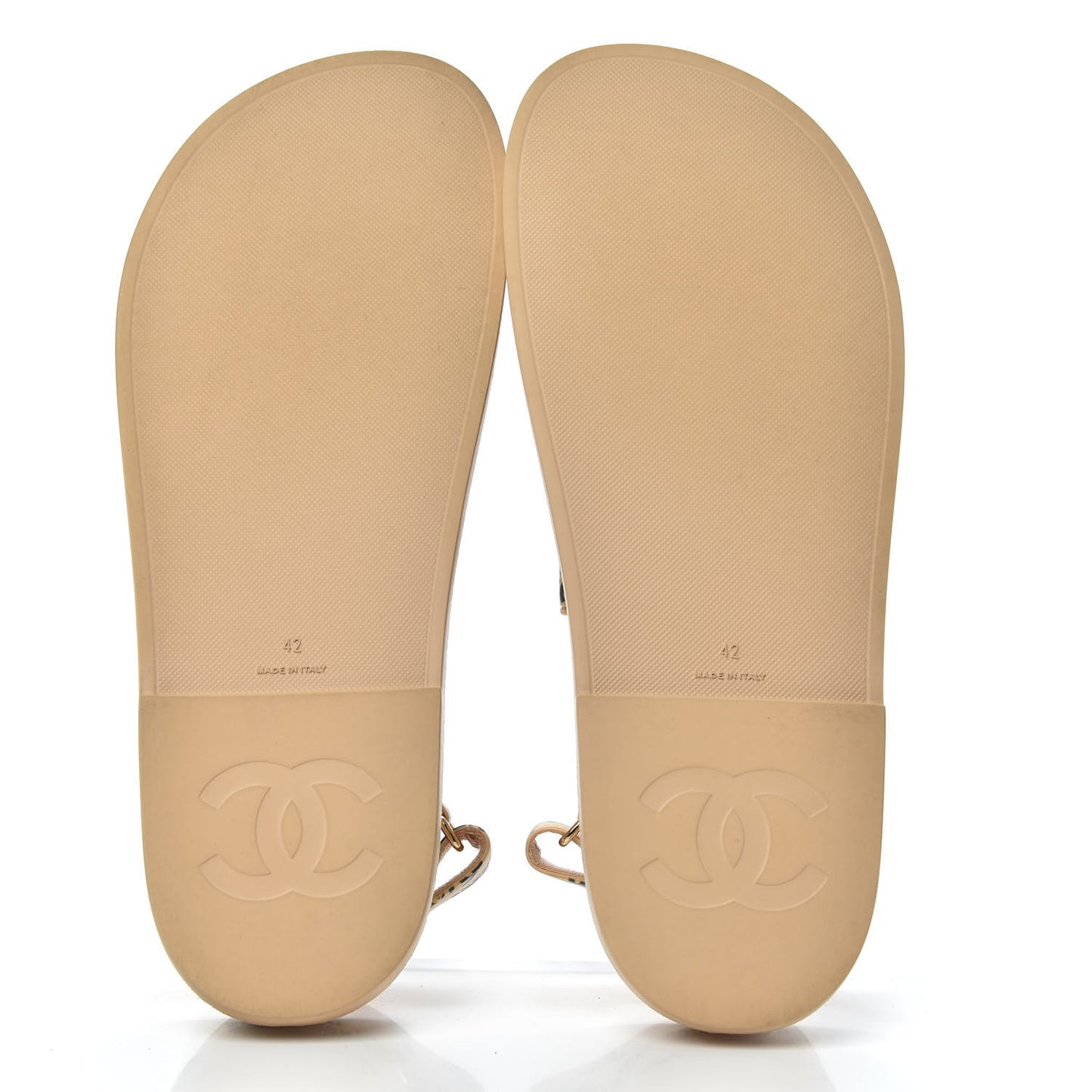 Rubber CC Dad Sandals 42 Beige