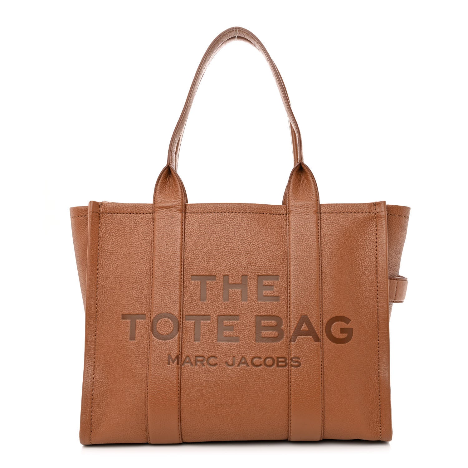 Marc Jacobs Grained Calfskin Large The Tote Bag Argan Oil 1 of 10
