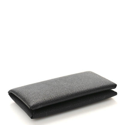 Hermes Epsom Calvi Card Case Black 4 of 8