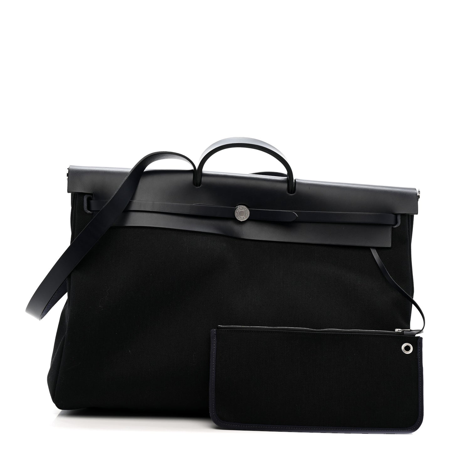 Military Toile Vache Hunter Herbag Zip Retourne Cabine Bag Black Bleu Marine