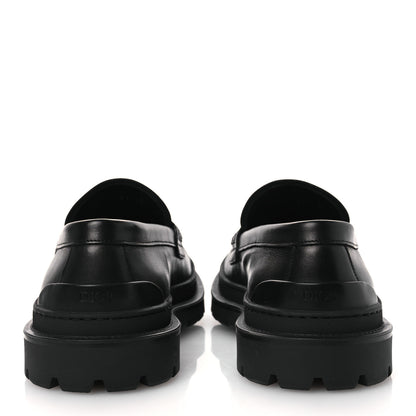 Christian Dior Calfskin CD Diamond Loafers 42 Black 6 of 11