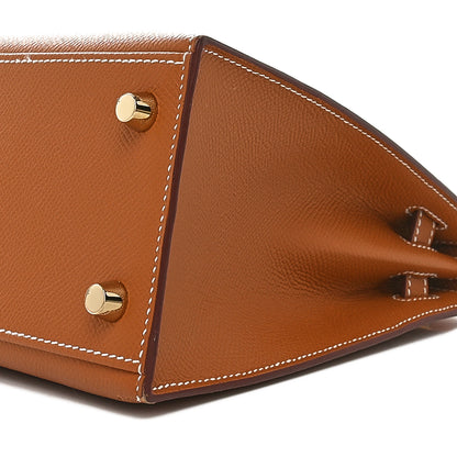 Hermes Epsom Kelly Sellier 25 Gold 10 of 11