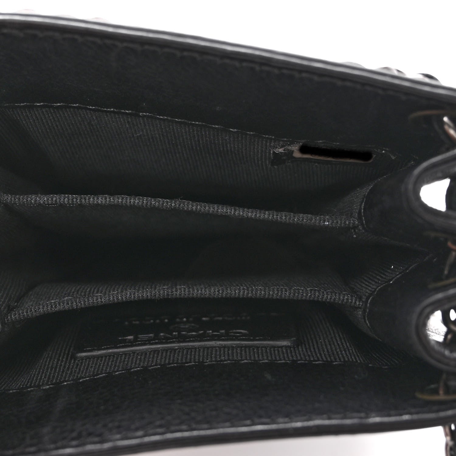 Chanel Calfskin CC Phone Holder Crossbody Black 5 of 12