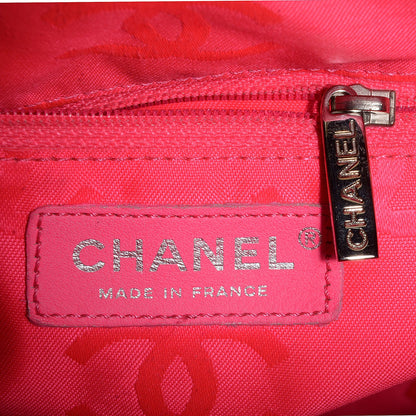 Chanel Calfskin Quilted Large Cambon Flap Black White 7 of 8
