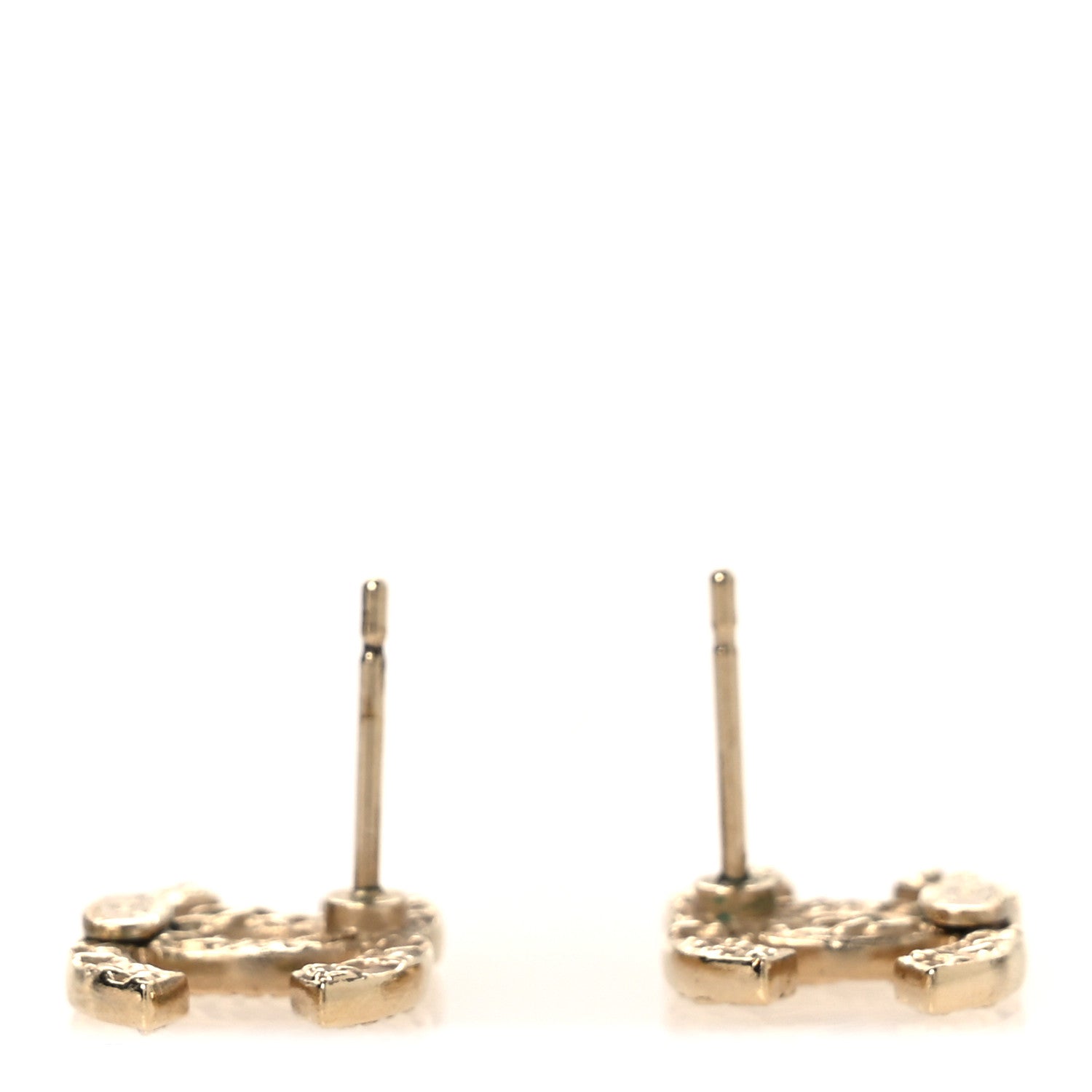 Chanel CC Chain Earrings Gold 3 of 4