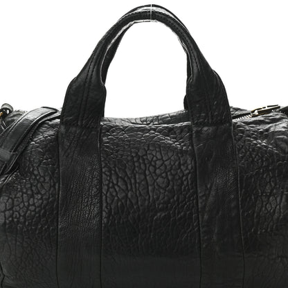 Alexander Wang Pebbled Lambskin Rocco Black Antique Brass Hardware 7 of 11