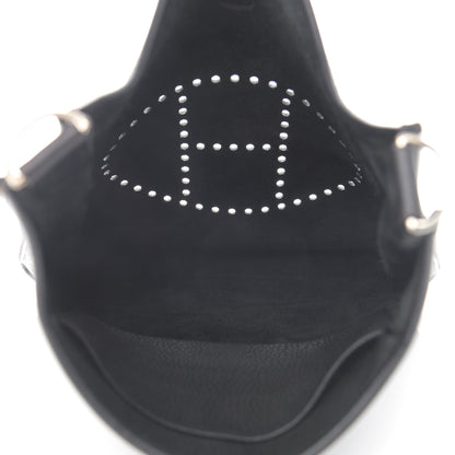 Hermes Taurillon Clemence Evelyne PM Black 5 of 14