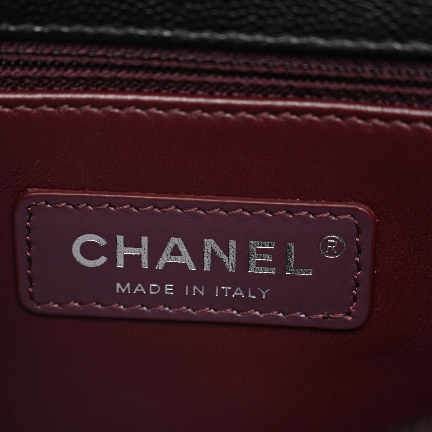 Chanel Caviar Chevron Quilted Small Coco Handle Flap So Black 5 of 9