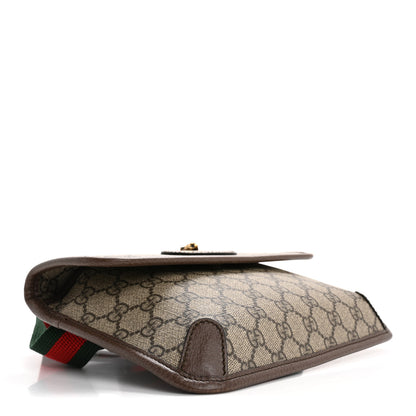 Gucci GG Supreme Monogram Neo Vintage Web Belt Bag Brown 4 of 11