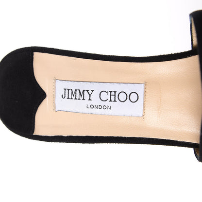 Jimmy Choo Suede Cork DeeDee Platform Sandals 39 Black 8 of 12