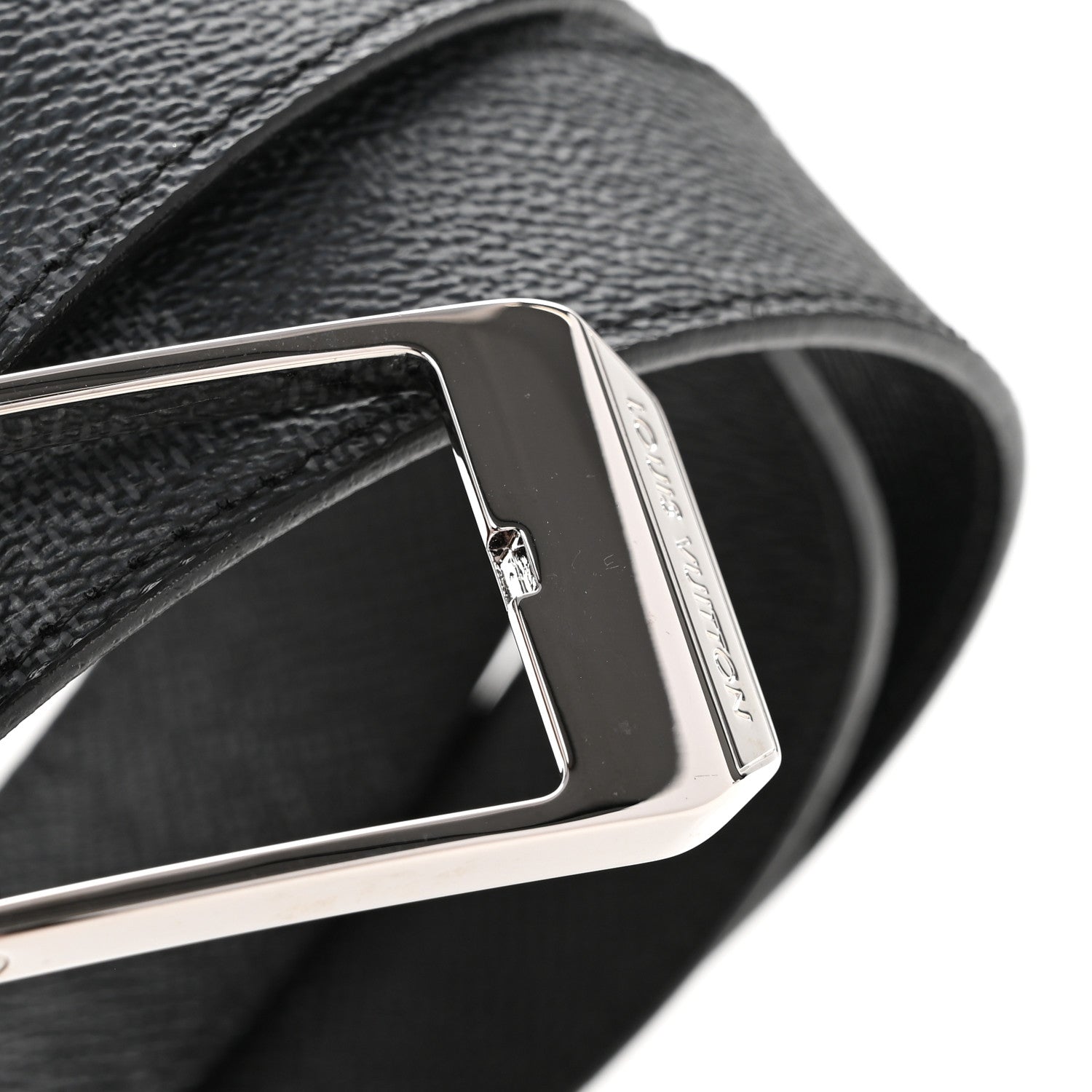 Louis Vuitton Damier Graphite Calfskin Belt 90 36 Black 6 of 8