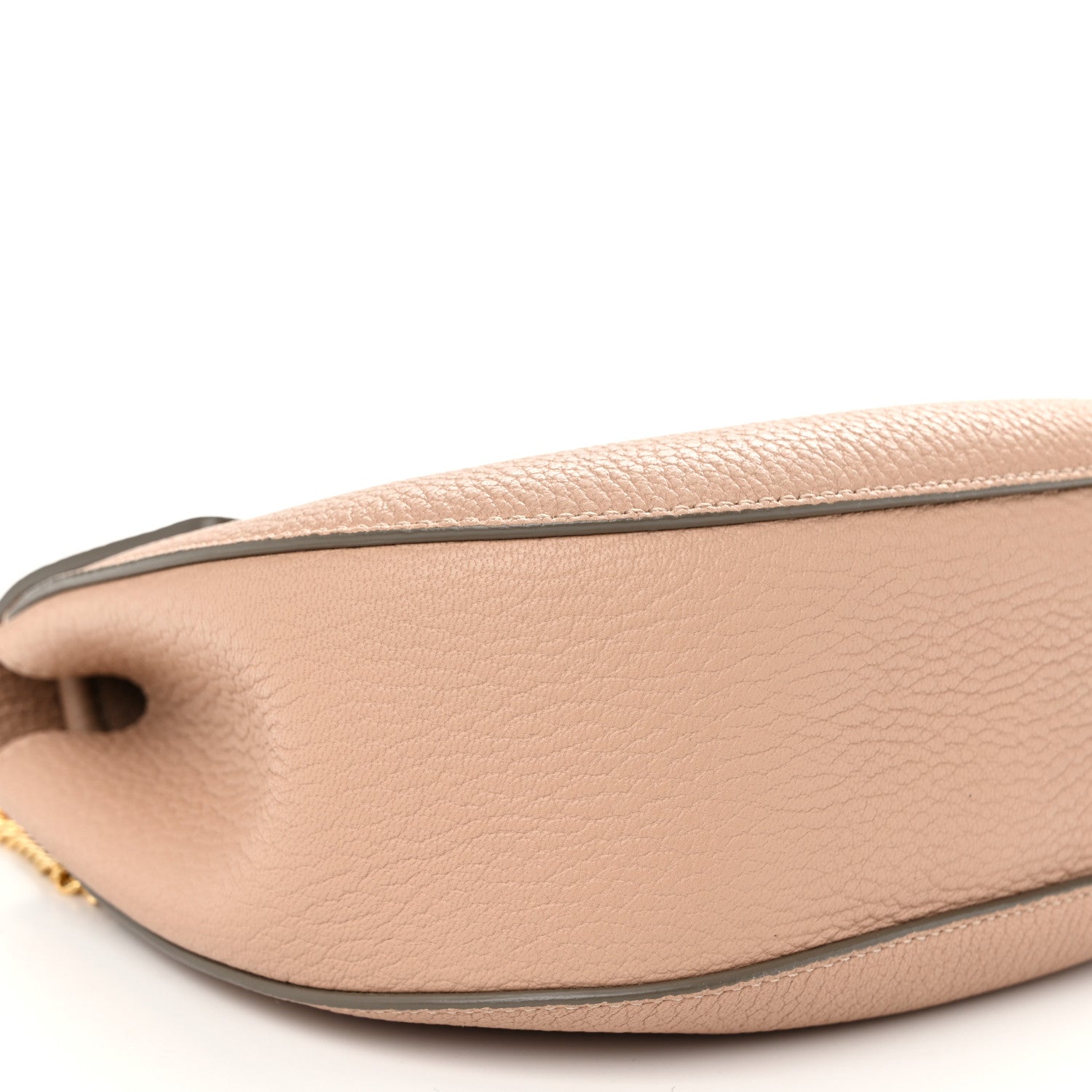 Chloe Grained Lambskin Drew Shoulder Bag Cement Pink 8 of 10