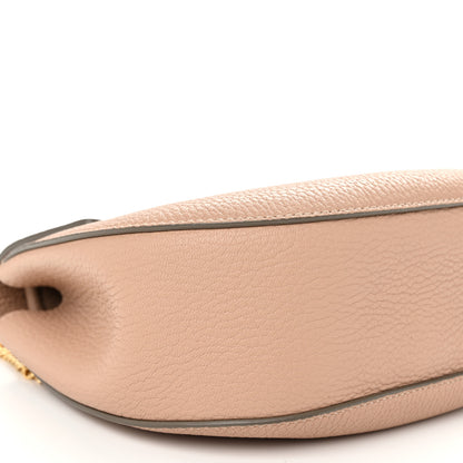 Chloe Grained Lambskin Drew Shoulder Bag Cement Pink 8 of 10