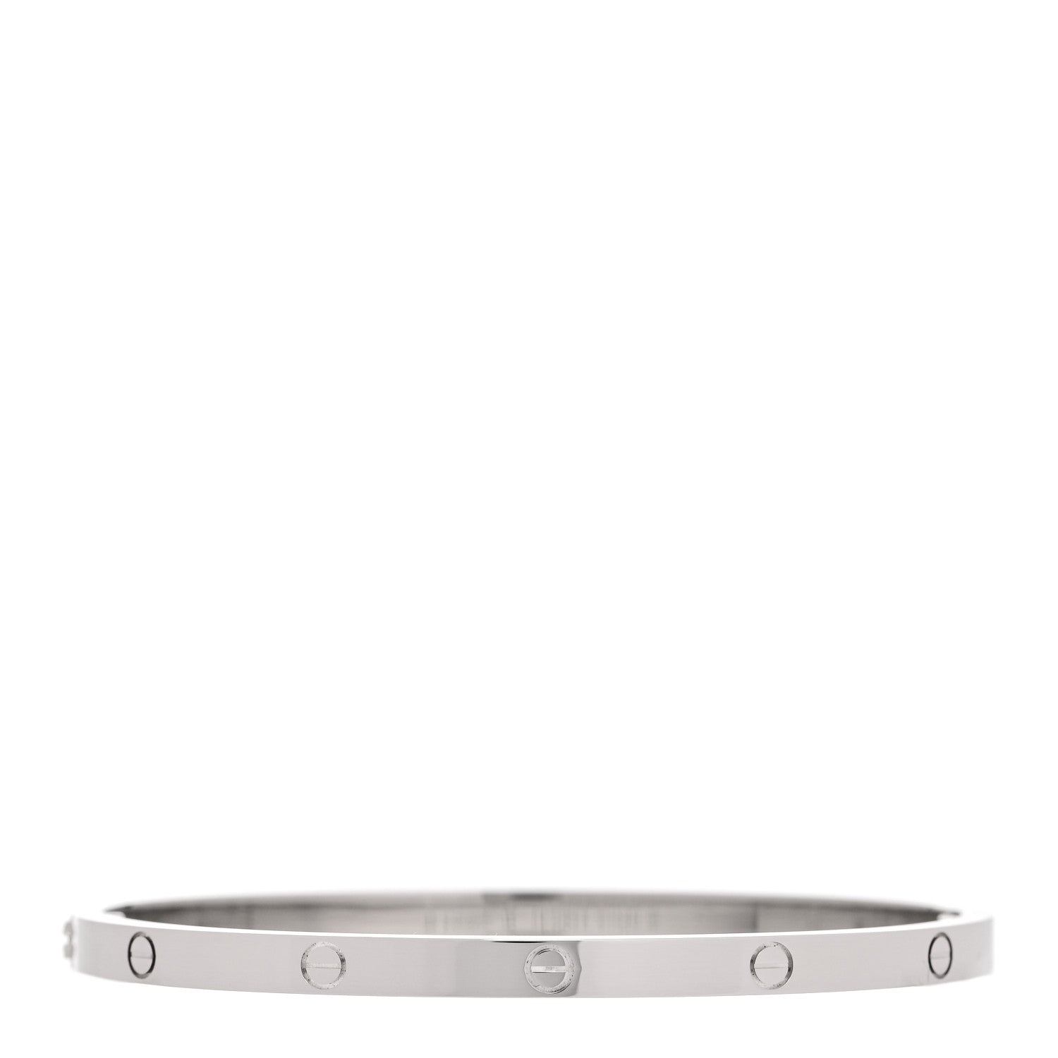 Cartier 18K White Gold Small LOVE Bracelet 16 1 of 7