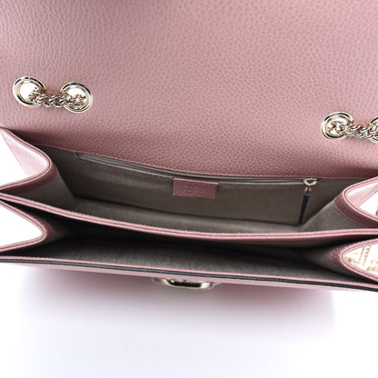 Gucci Dollar Calfskin Interlocking G Shoulder Bag Soft Pink 5 of 10