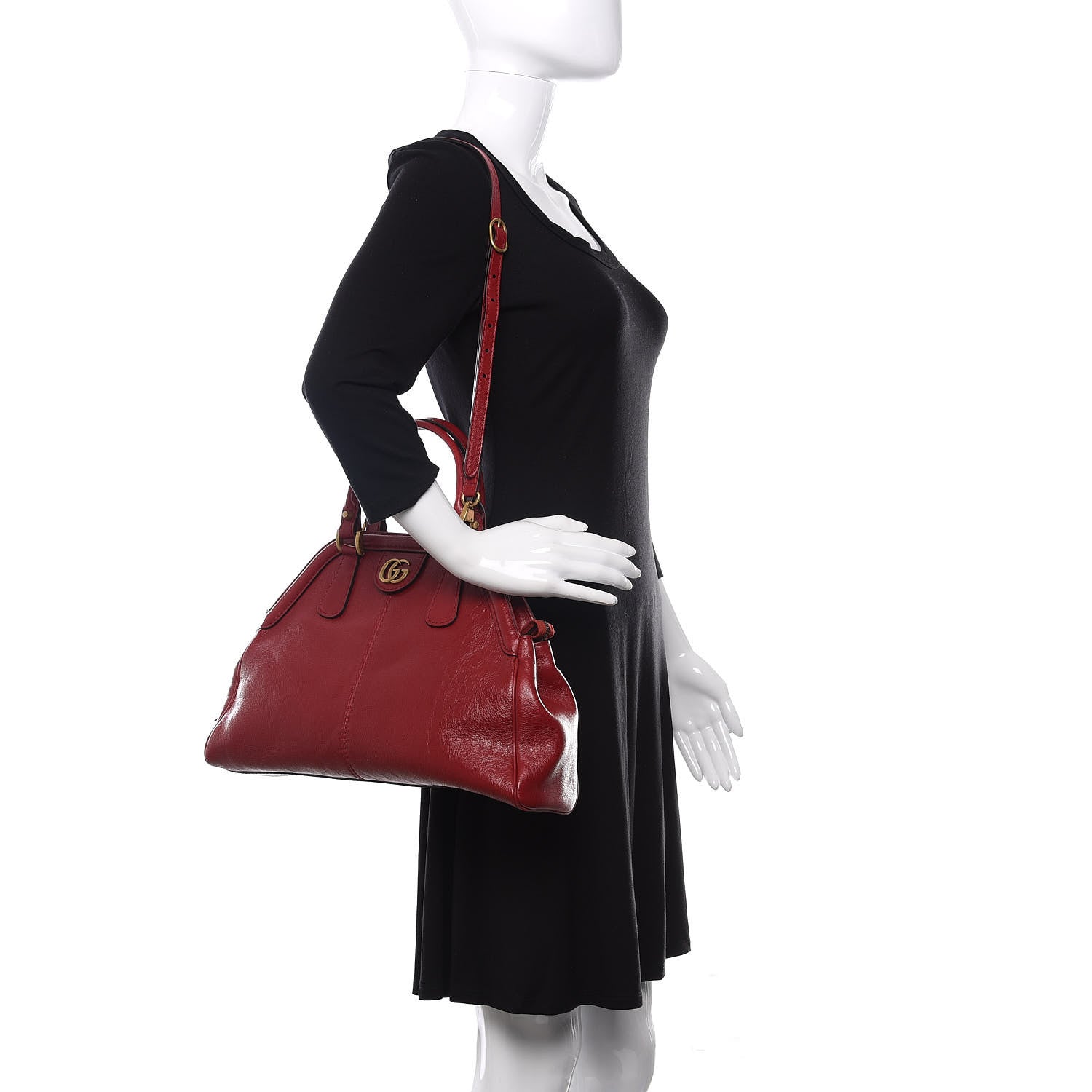 Gucci Piuma Lux Energy Medium Re(Belle) Top Handle Bag Romantic Cerise 2 of 10