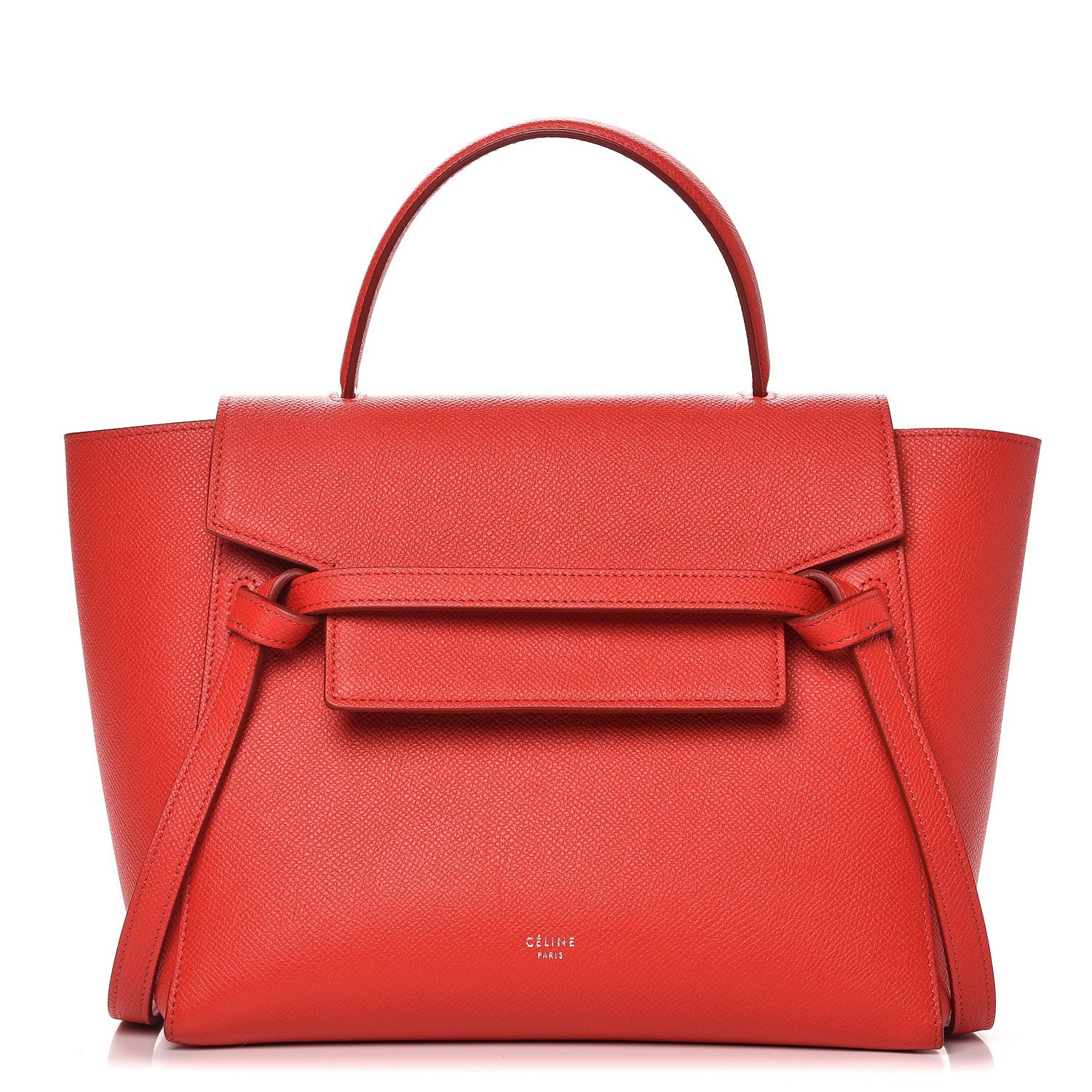 Celine Baby Grained Calfskin Micro Belt Bag Bright Red 1 of 11