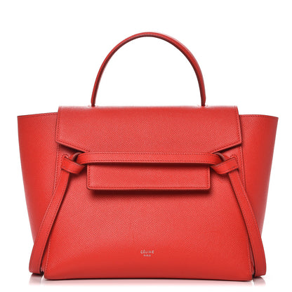 Celine Baby Grained Calfskin Micro Belt Bag Bright Red 1 of 11