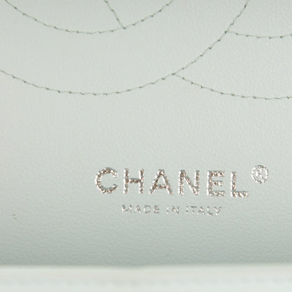 Chanel Patent Quilted Jumbo Double Flap Light Green 8 of 9