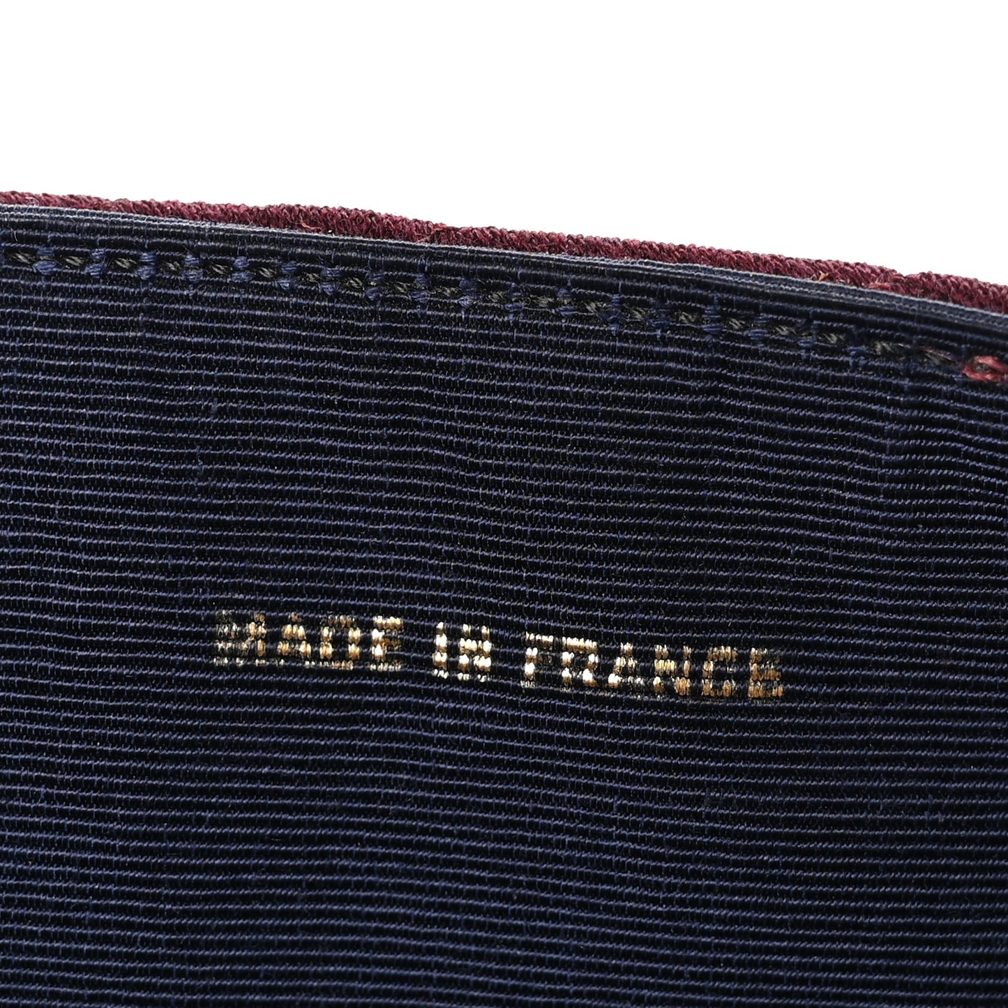 Lambskin Jersey Quilted Single Flap Burgundy