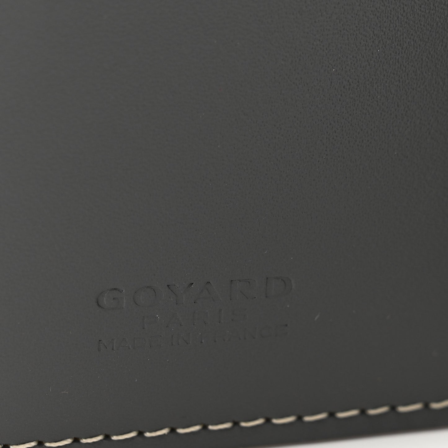 Goyardine Grenelle Passport Wallet Grey