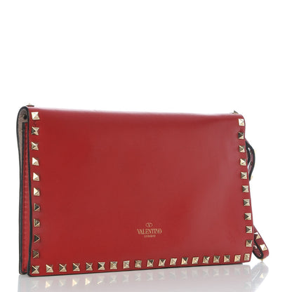 Valentino Garavani Nappa Rockstud Wristlet Clutch Rosso Valentino 3 of 9
