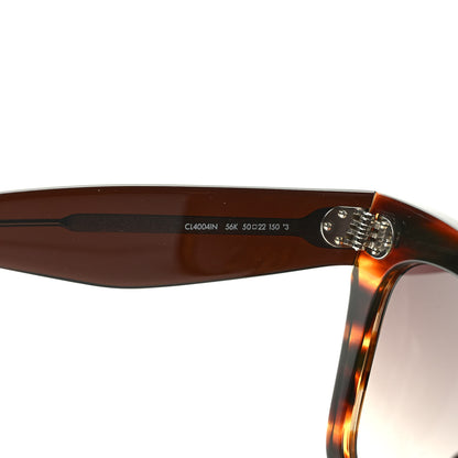 Celine Acetate Cat Eye Sunglasses CL4004IN Havana Black 6 of 7
