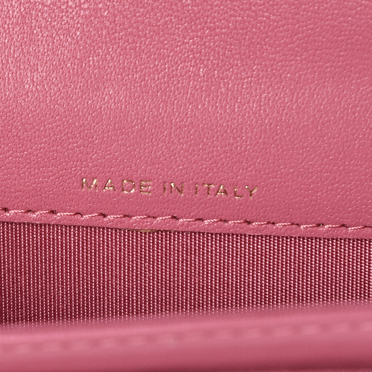 Chanel Sheepskin Quilted Vintage Mademoiselle Card Holder Pink 7 of 11