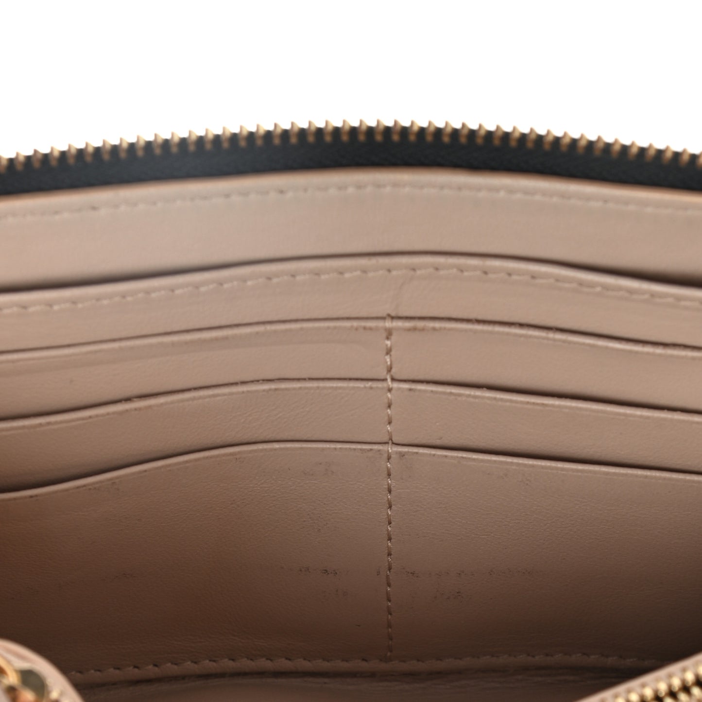 Grained Lambskin Drew Long Wallet with Flap Black