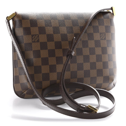 Louis Vuitton Damier Ebene Musette Tango Long Strap 3 of 10