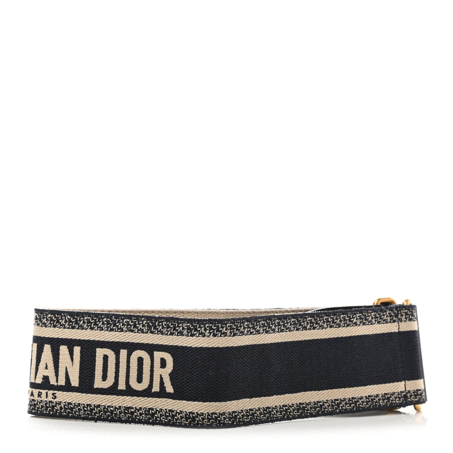 Christian Dior Canvas Embroidered Large Book Belt 85 34 Bleu 2 of 4