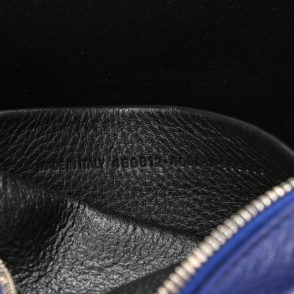 Balenciaga Calfskin Political Campaign Logo S Everyday Camera Bag Bleu 7 of 10