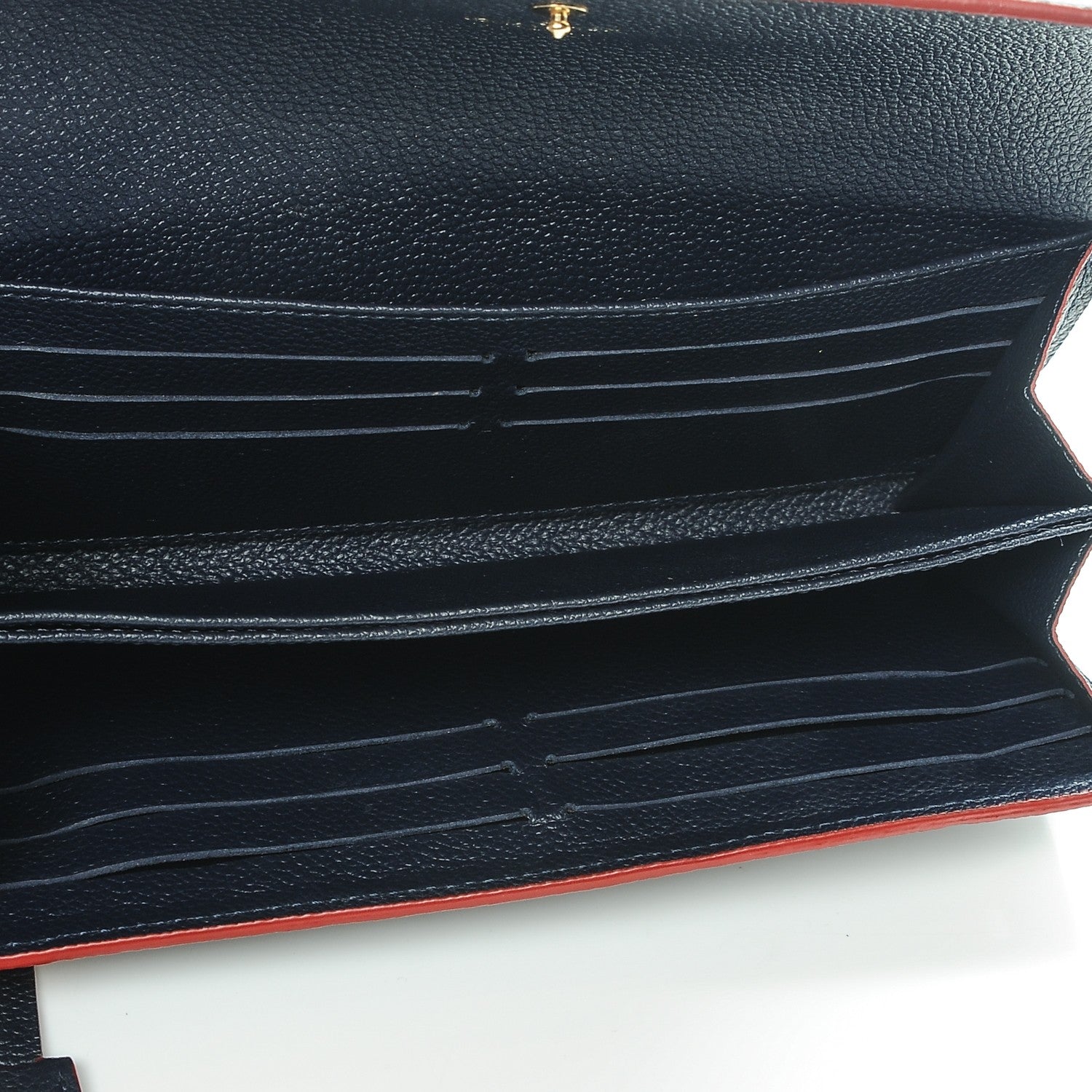 Louis Vuitton Empreinte Pont-Neuf Wallet Marine Rouge 5 of 7
