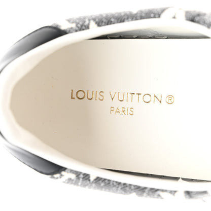 Louis Vuitton Denim Monogram Time Out Sneakers 37.5 8 of 9