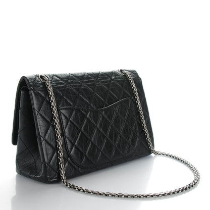 Chanel Aged Calfskin Quilted 2.55 Reissue 227 Flap Black 3 of 7