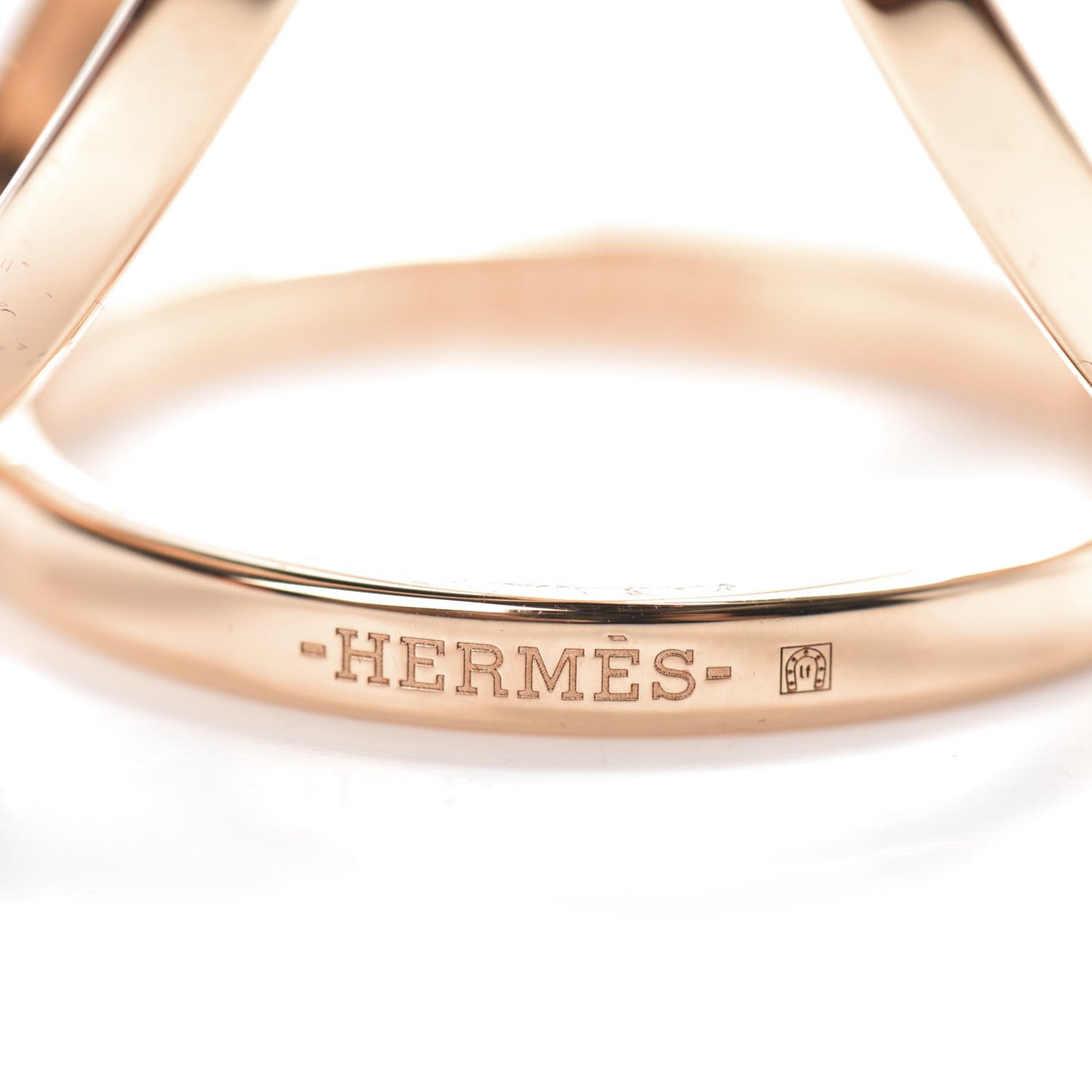 Permabrass Rose Gold Plated Trio Scarf Ring