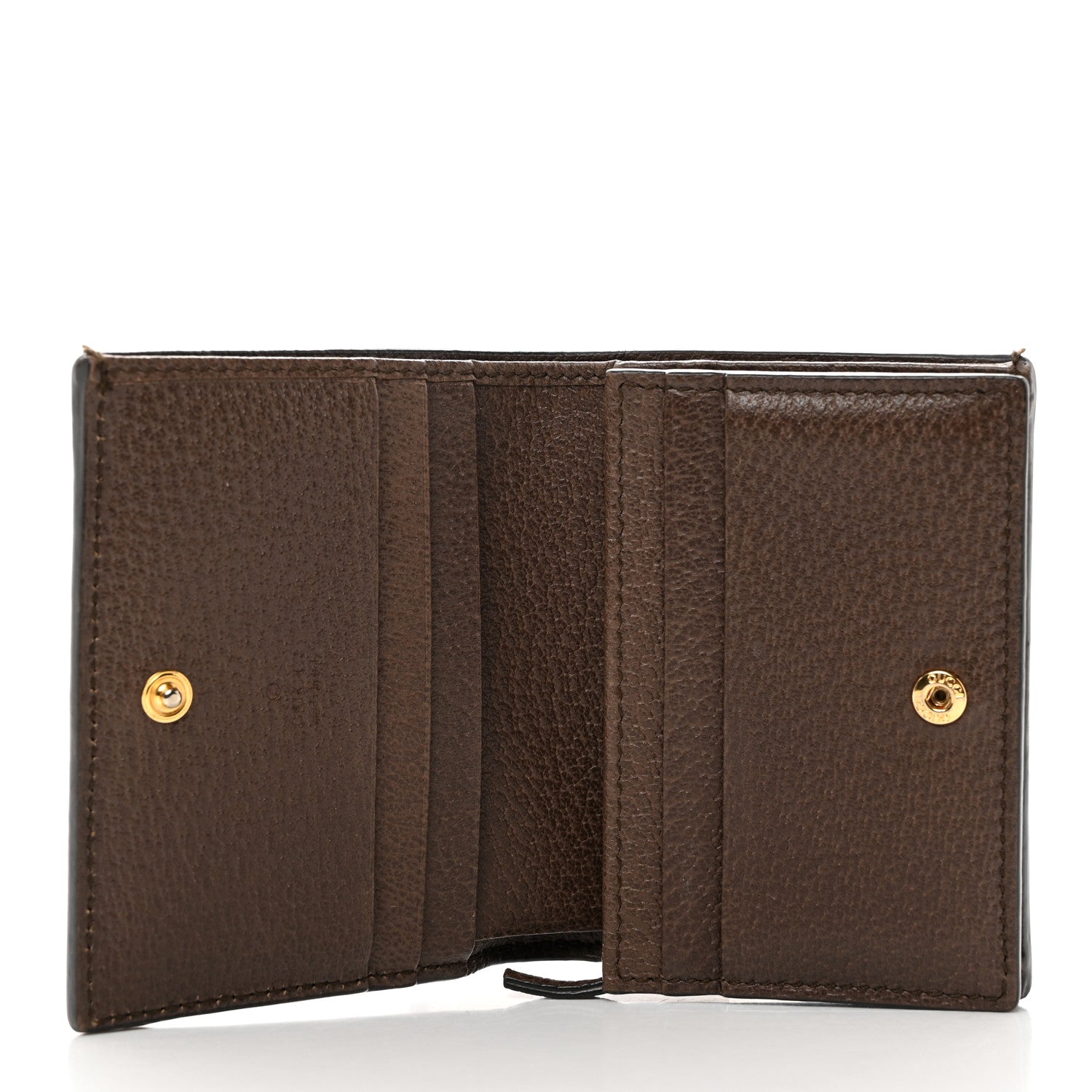 Gucci GG Supreme Monogram Web Ophidia Card Case Beige New Acero 5 of 9