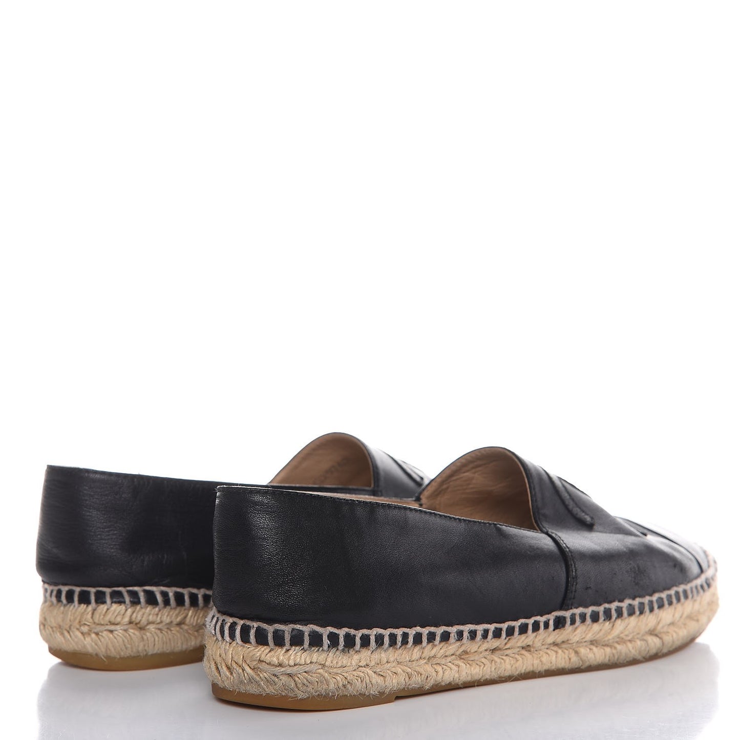 Lambskin CC Espadrilles 41 Black