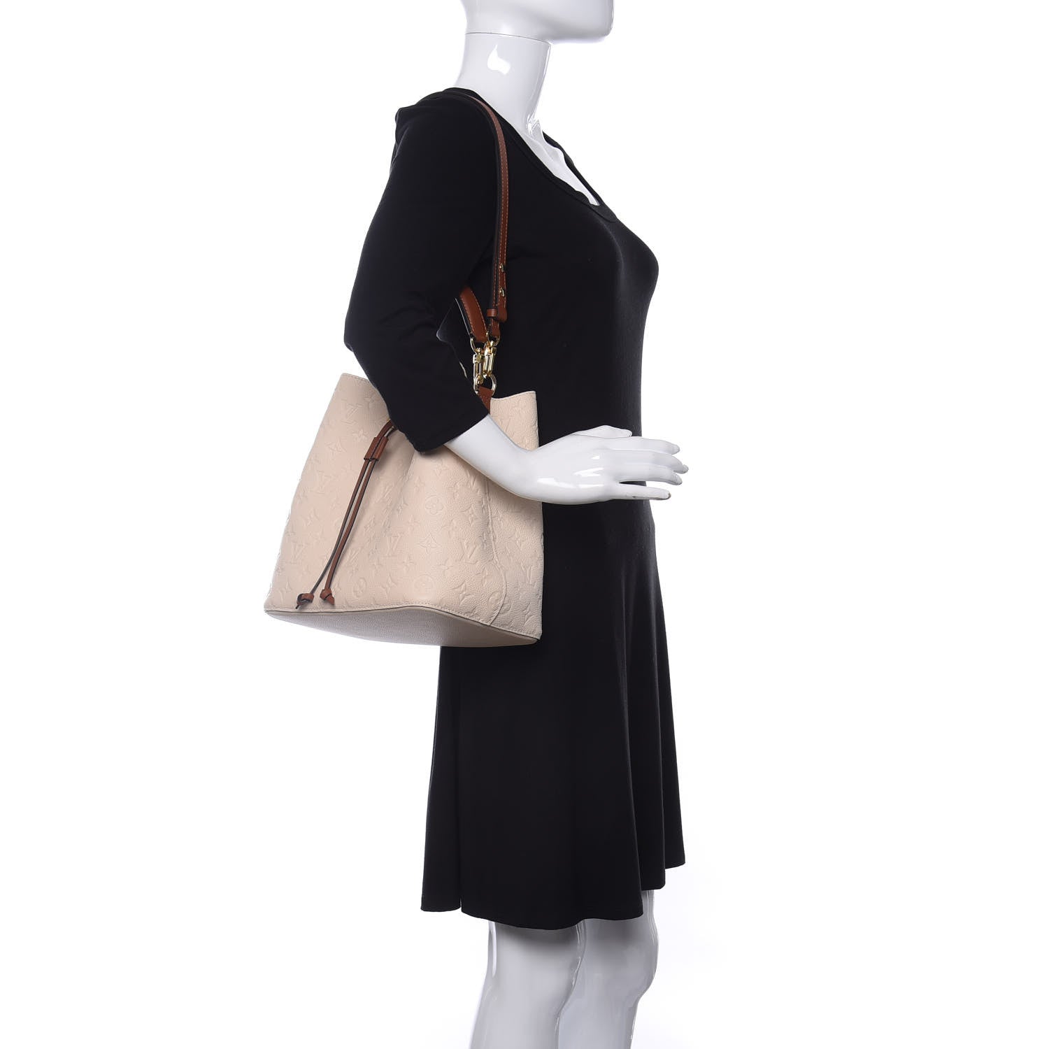Louis Vuitton Empreinte Neonoe MM Cream 2 of 11